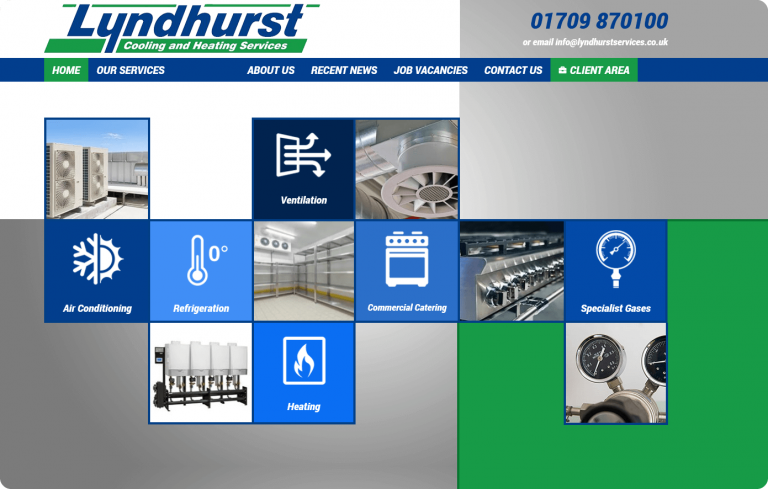 Lyndhurst Air Conditioning - Website Design & Development Halifax